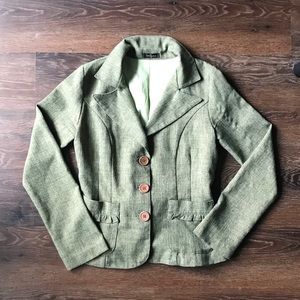 💥4/$25💥 Fitted Green Work Blazer